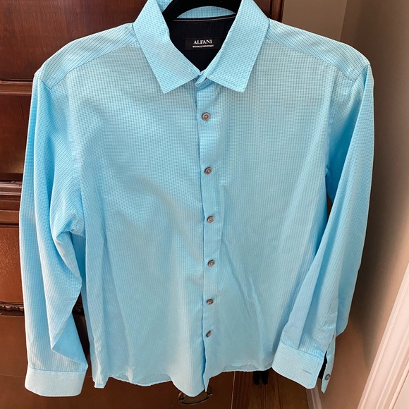 Alfani wrinkle resistant mens button down shirt - size small - Picture 4 of 12